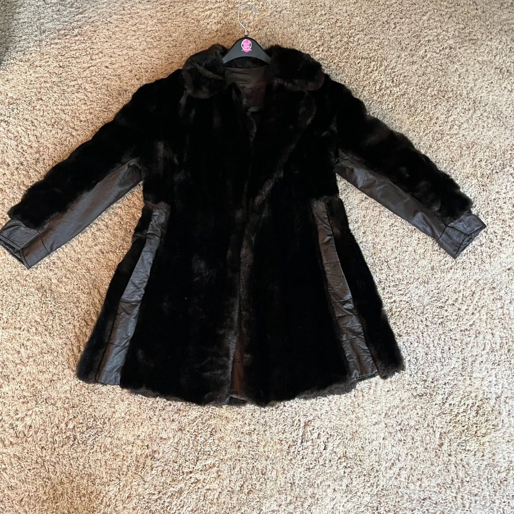Vintage Sears Faux Fur Coat